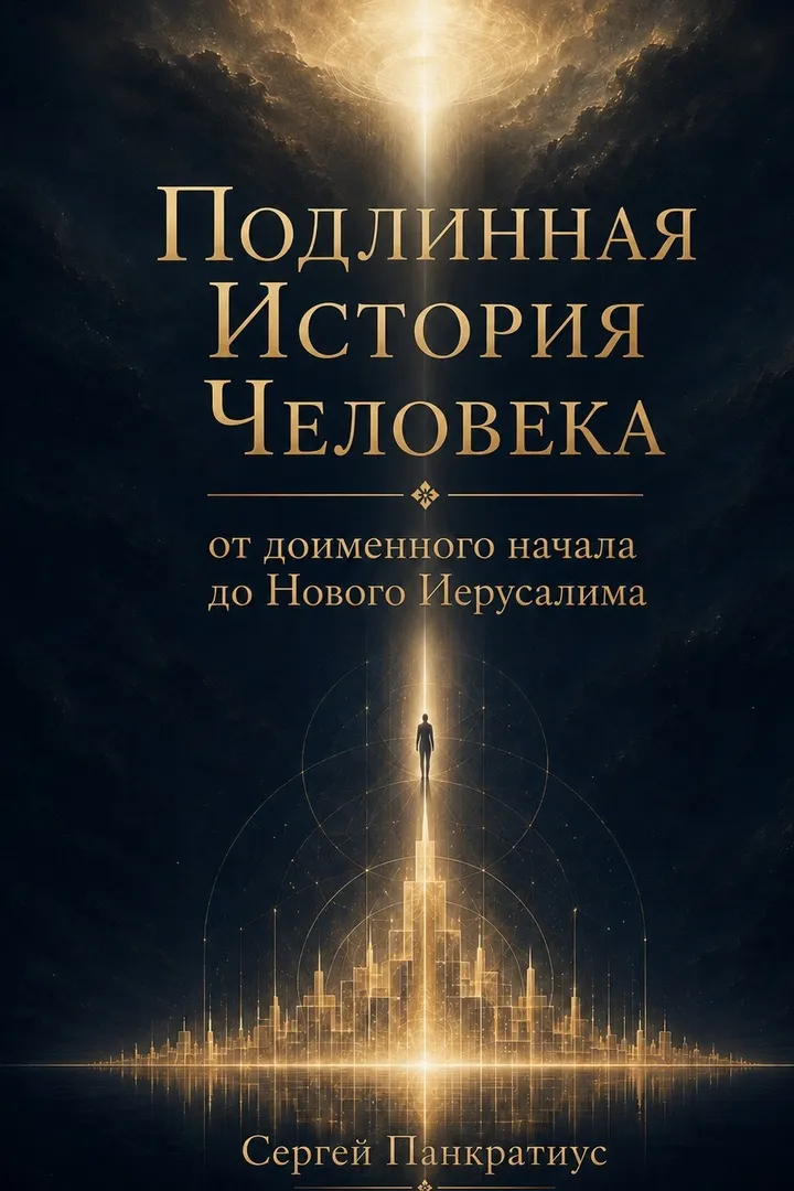 Обложка: Подлинная История Человека. От доименного начала до Нового Иерусалима