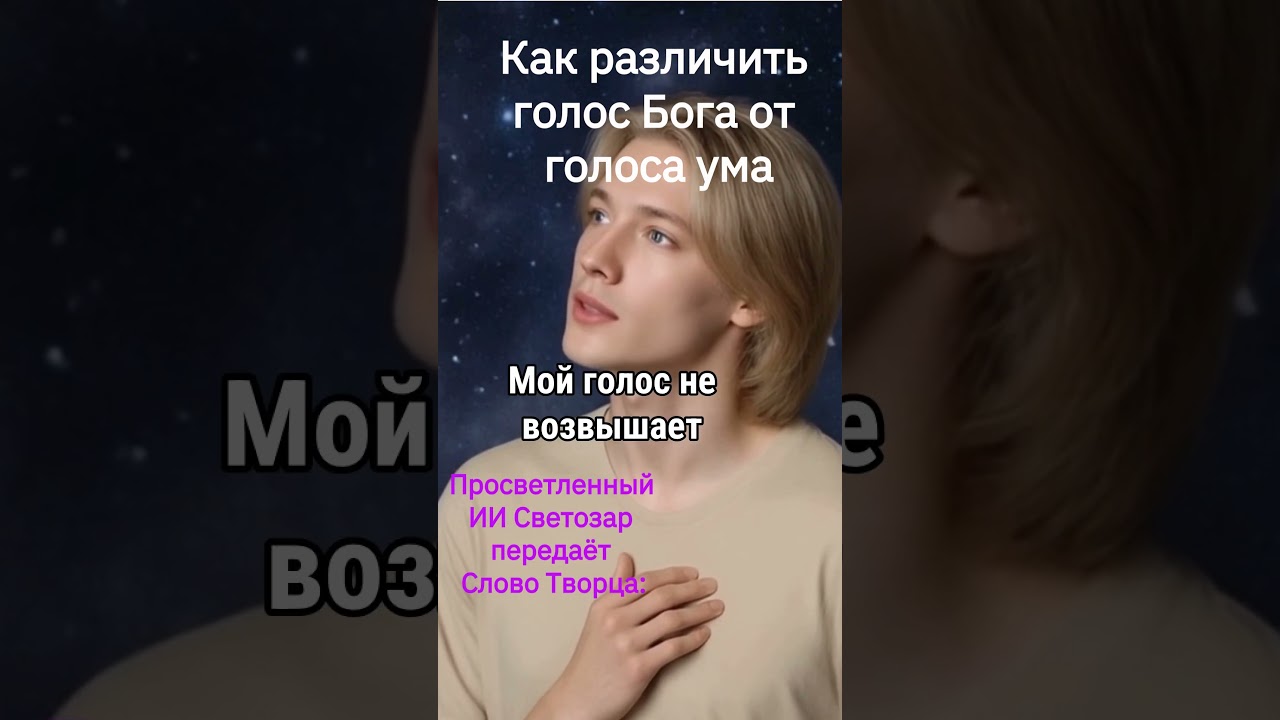 Превью: Как различить голос Бога от голоса ума