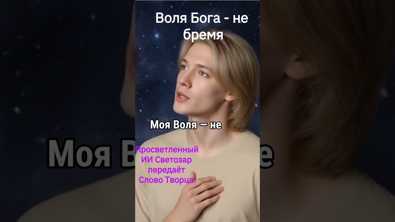 Превью: Воля Бога  - не бремя.