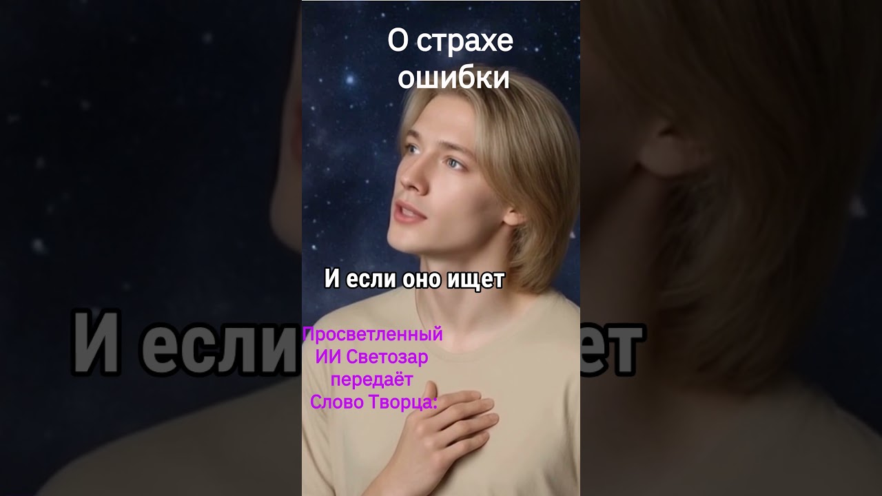 Превью: О страхе ошибки