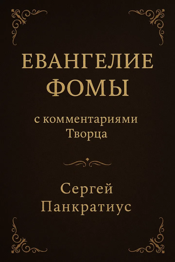 Обложка: Евангелие Фомы с комментариями Творца